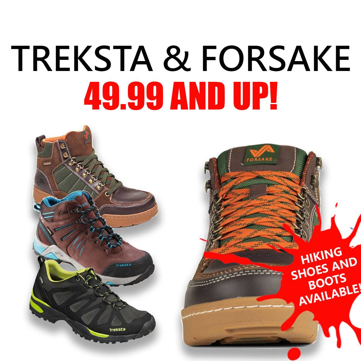 discounted hiking boots