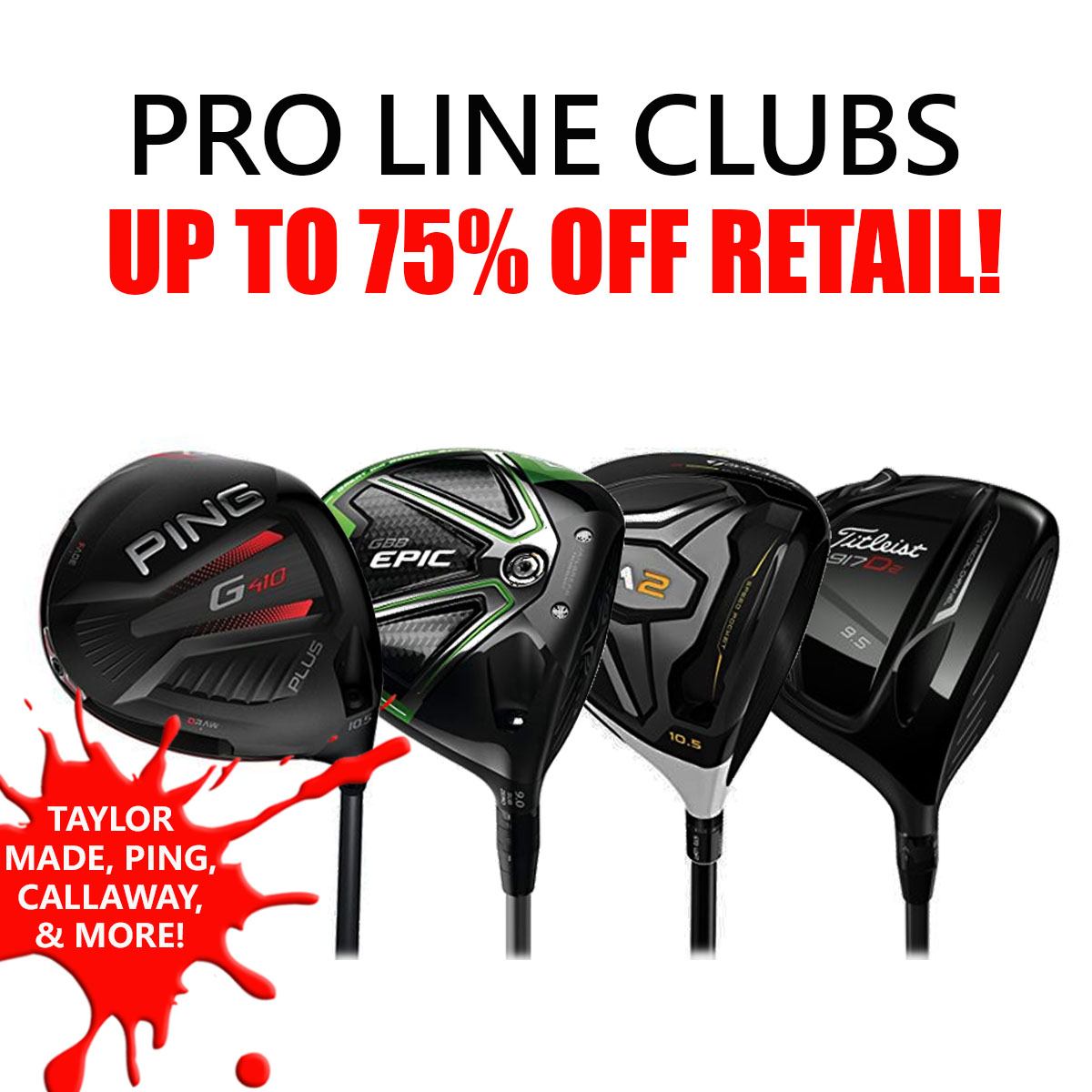 Used golf hot sale drivers