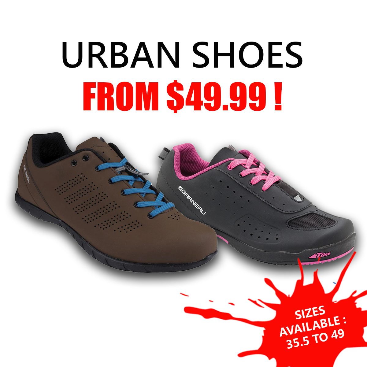 Shoes - Louis Garneau Urban Men's - Urban AdvenTours