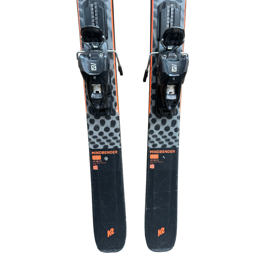 K2 Mindbender 90 Ti - 2022 + Salomon M11 Bindings - 177 - Image 4