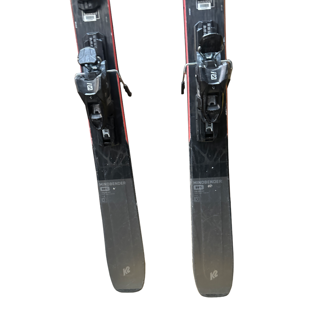 K2 Mindbender 99 Ti - 2022 + Salomon M11 Bindings 177 - Image 4